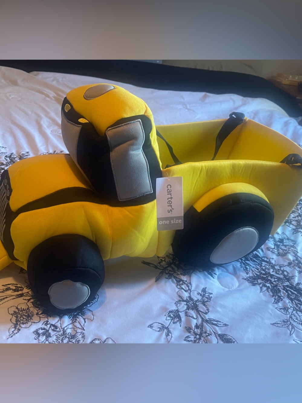 Carter’s Yellow Truck Tractor Halloween Costume NWT
